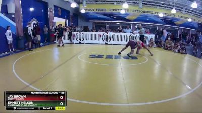 138 lbs Semifinal - Jay Brown, Liberty County vs Emmett Nelson, Askren Wrestling Academy