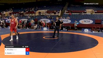 97 kg Consolation - Erik Hinckley, Army WCAP vs Kaleb Gaede, NMU-OTS