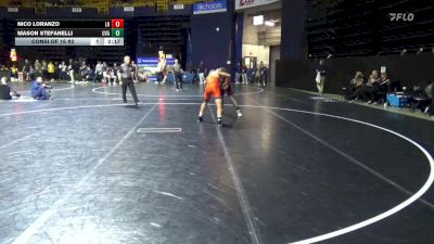 165 lbs Consi Of 16 #2 - Nico Loranzo, Little Rock vs Mason Stefanelli, Virginia