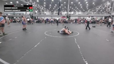 100 lbs Round 4 (10 Team) - Jeremiah Jaramillo, The Outsiders vs Connor Hanlon, Kraken Black