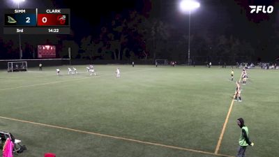 Replay: Simmons vs Clark (MA) | Sep 20 @ 7 PM