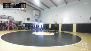 76 lbs Cons. Round 2 - Steven Cole, Vacaville Wrestling Club vs Carlos Garcia Jr, Sutter Middle School