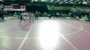 144 lbs Champ. Round 3 - Mason Basile, Jesuit vs King Orvosh, West-Oak