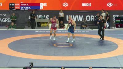 97 kg Quarterfinal - Kyle Snyder, USA vs Richard Vegh, HUN