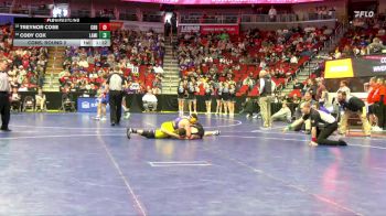 1A-165 lbs Cons. Round 2 - Treynor Cose, Coon Rapids-Bayard vs Cody Cox, Lake Mills