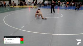 98 lbs Round 2 - Lucas Therrien, Gothenburg Junior Wrestling vs Bryce Cormier, Silver Lake Wrestling Club