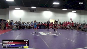 83 lbs Round 1 (8 Team) - Brodey Lewis, Wisconsin vs Dalton McDaniel, Missouri Red