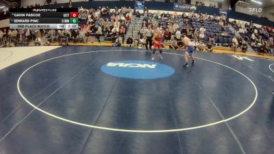 157 lbs 3rd Place Match - Edward Pinc, Merchant Marine vs Gavin Pascoe, Gettysburg