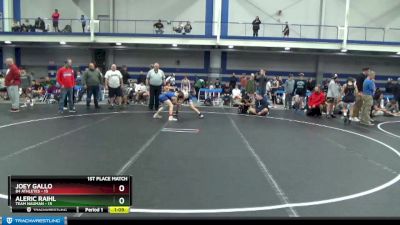 96 lbs Finals (2 Team) - Joey Gallo, 84 Athletes vs Aleric Raihl, Team Nauman