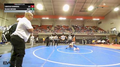 67-70 lbs Final - Lincoln Sanders, Sallisaw Takedown Club vs Elijah Detjen, Spartan Wrestling Fort Smith