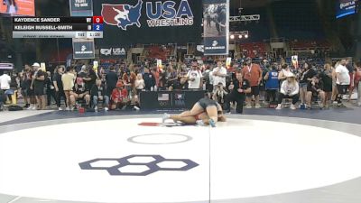 207 lbs Cons. Sub-semis - Kaydence Sander, Wyoming vs Keleigh Russell-Smith, Idaho