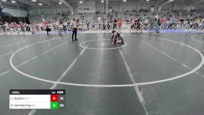 135 lbs Rr Rnd 2 - Louden Spotts, Buffalo Valley Wrestling Club - Black vs Aiden Gemberling, Team 922