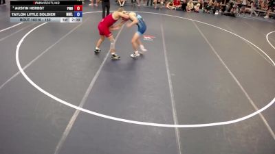 150 lbs Cons. Round 4 - Austin Herbst, Pinnacle vs Taylon Little Soldier, MN Elite