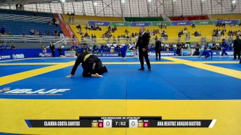 Ana Beatriz Araujo Bastos vs Claudia Costa Santos 2026 Brasileiro Jiu-Jitsu IBJJF