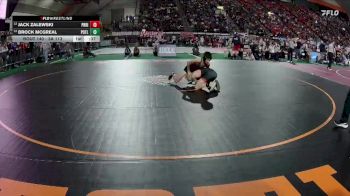 3A 113 lbs Cons. Round 1 - Jack Zalewski, Priest River vs Brock McGreal, Potlatch