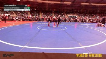 3rd Place - `Fiery` Irie Wait, Terminator Wrestling Academy vs Maddie Matthiessen, Hawks WC Lincoln, Ne