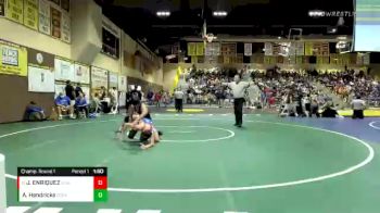 120 lbs Champ. Round 1 - JACOB ENRIQUEZ, John Glenn vs Allan Hendricks, Calvary Chapel (Santa Ana)