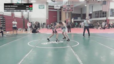 120 lbs Final - Colton Riordan, Barn Brothers vs Logan Bailey, South Side Wrestling Club