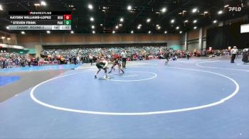 144 lbs Champ. Round 2 - Kayden Williams-Lopez, Reed vs Steven Frink, Placer
