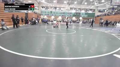 120 lbs Champ. Round 3 - Kash Moore, Slam Academy vs Rostam Hosseini, Scripps Ranch