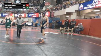 A - 215 lbs Cons. Round 2 - Michael Aakre, East Helena vs Sam Akey, Whitefish