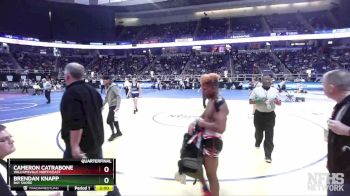 I-152 lbs Quarterfinal - Cameron Catrabone, Williamsville North/East vs Brendan Knapp, Bay Shore