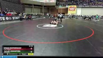 3A 195 lbs 5th Place Match - Tayler Lenhartzen, University vs Ethan Heathershaw, Chief Sealth