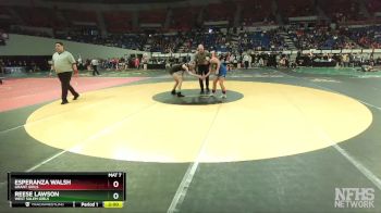 6A/5A Girls 145 Quarterfinal - Esperanza Walsh, Grant Girls vs Reese Lawson, West Salem Girls