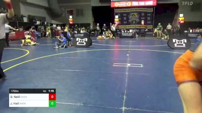 175 lbs Consy 3 - Dysen Neill, Owen J Roberts vs Jalan Hall, Warrior Run