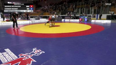 74kg Quarterfinal - Magnus McCrackin, Burnaby Mountain Wrestling Club vs Connor Rooney, Montreal Wrestling Club