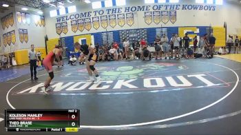 175 lbs Round 7 (8 Team) - Koleson Manley, Lake Mary Militia WC vs Theo Brase, Black Hive