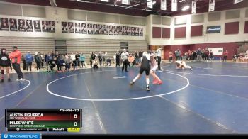 117 lbs Cons. Round 3 - Miles White, Champions Wrestling Club vs Austin Figueroa, Roy Wrestling Club