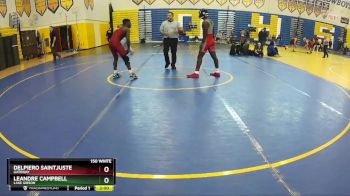 150 White Quarterfinal - Delpiero Saintjuste, Gateway vs Leandre Campbell, Lake Gibson