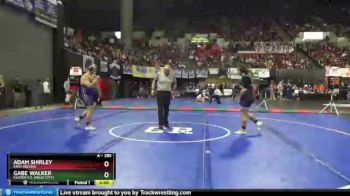 Champ. Round 1 - Adam Shirley, East Helena vs Gabe Walker, Custer Co. (Miles City)