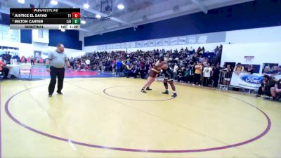 285 lbs Semifinal - Milton Carter, St. John Bosco vs Justice El Sayad, Temecula Valley