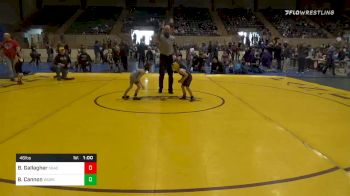 46 lbs Quarterfinal - Bryson Gallagher, South Georgia Athletic Club vs Beckett Cannon, Woodstock Wrestling Club