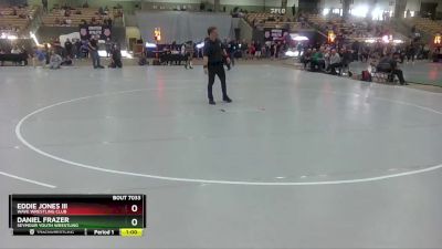 90 lbs Cons. Round 3 - Eddie Jones Iii, Wave Wrestling Club vs Daniel Frazer, Seymour Youth Wrestling