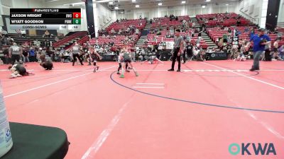 64 lbs Consolation - Jaxson Wright, Bartlesville Wrestling Club vs Wyatt Goodson, Powerhouse Gold