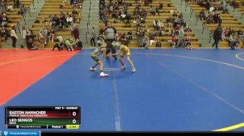 60 lbs Cons. Semi - Easton Hamacher, Pursuit Wrestling Minnesota vs Leo Sengos, BEWA