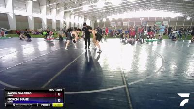 215 lbs Quarterfinal - Jacob Galatro, Utah vs Moroni Mahe, Utah