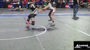 85 lbs Semifinal - Holly Eason, South Central Punisher vs Ransym Nussbaum, Plainville Kids Wrestling Club
