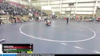 102 lbs Round 2 (4 Team) - Ryker Williams, Utah Black vs Hans Kamm, Warriors Of Christ