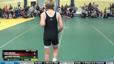 75 lbs Round 4 - Coy Wilson, Grand Rapids Grapplers vs Jackson Fischer, DGF