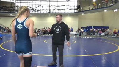 138 lbs Cons. Round 2 - Lexi Beckler, Hawkeye Community College vs Ellie Brenneman, Iowa Central Community College