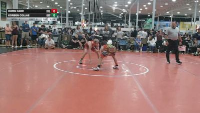 108 lbs Semifinal - Owen Carr, Steller Trained Maul - HSC vs Korben Collae, Grit Mat Club Blue - HSC
