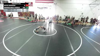 74 lbs Round 1 - GeorgeLomax Porras, Savage House Wrestling Club vs Royce Davidson, Peterson Grapplers