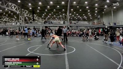 88 lbs Placement (4 Team) - Parker Giovinco, Thunderstruck vs Brody Nelson, Mat Assassins Red