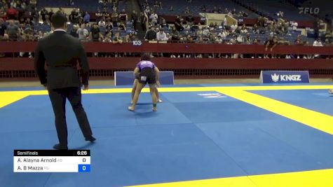 Alexia Alayna Arnold vs Amanda B Mazza 2024 Pan IBJJF Jiu-Jitsu No-Gi Championship