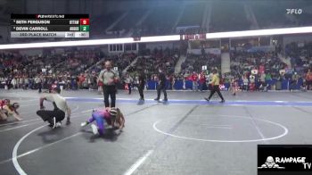 70 lbs Quarterfinal - Harley Salazar, Maize vs Rachel Peterson, Topeka Blue Thunder