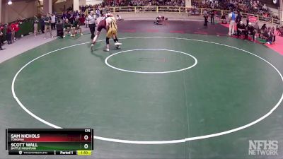 175 lbs Quarterfinal - Scott Wall, Battle Mountain vs Sam Nichols, Tonopah